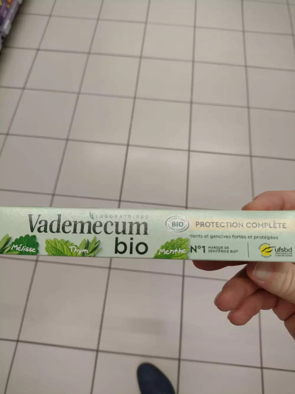 VADEMECUM - Protection complète - Dentifrice bio