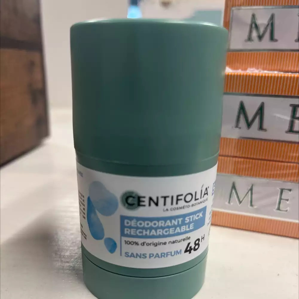 CENTIFOLIA - Déodorant stick rechargeable sans parfum 48h