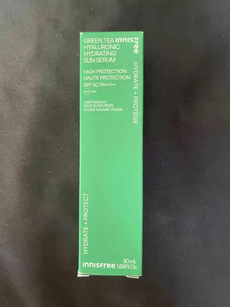 INNISFREE - Green tea hyaluronic - Hydrating sun serum SPF50 PA+