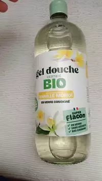 SUPER FLACON - Gel douche bio parfum ensoleillé vanille & monoï