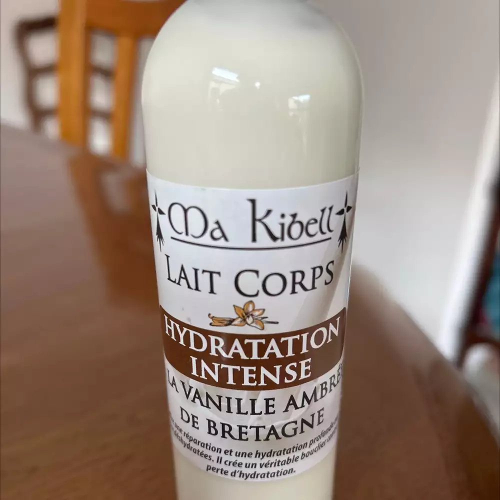 MA KIBELL - Lait corps hydratation intense la vanille ambre de bretagne