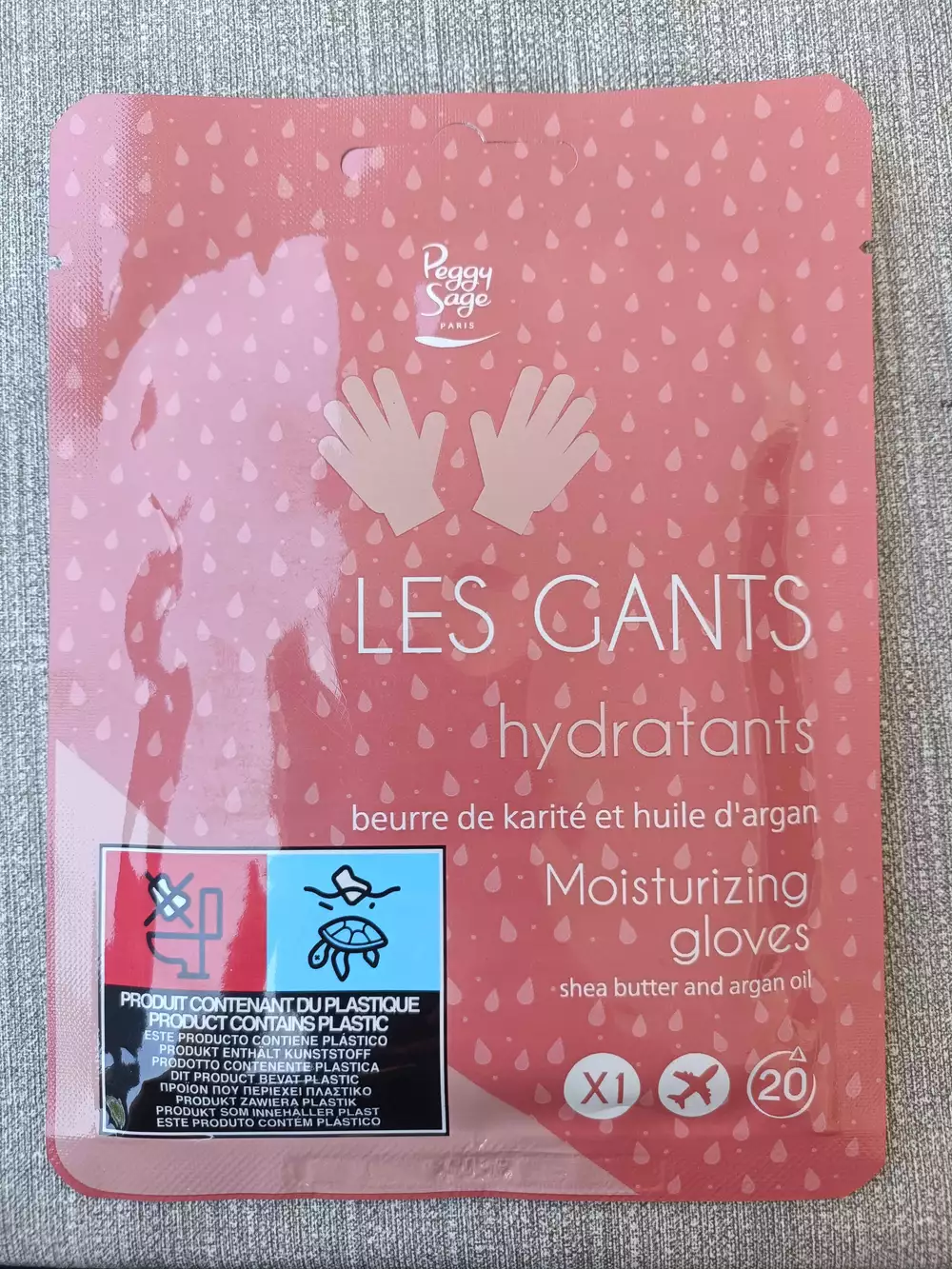 PEGGY SAGE - Les gants hydratants beurre de karité et huile d'argan