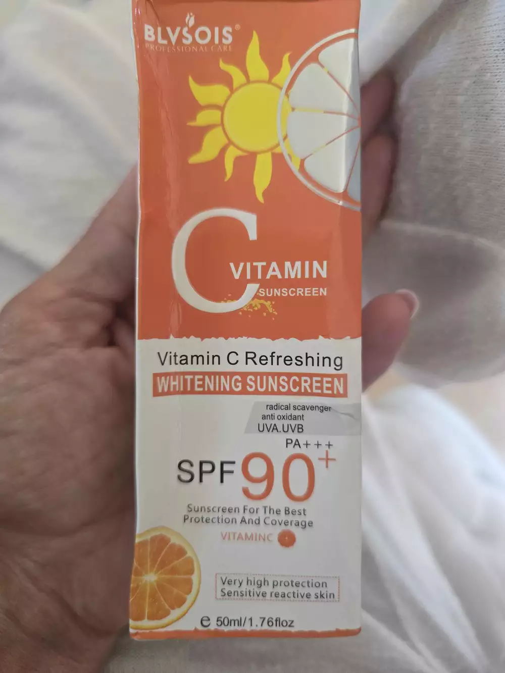 BLVSOIS - Vitamin C refreshing - Whitening sunscreen SPF90+