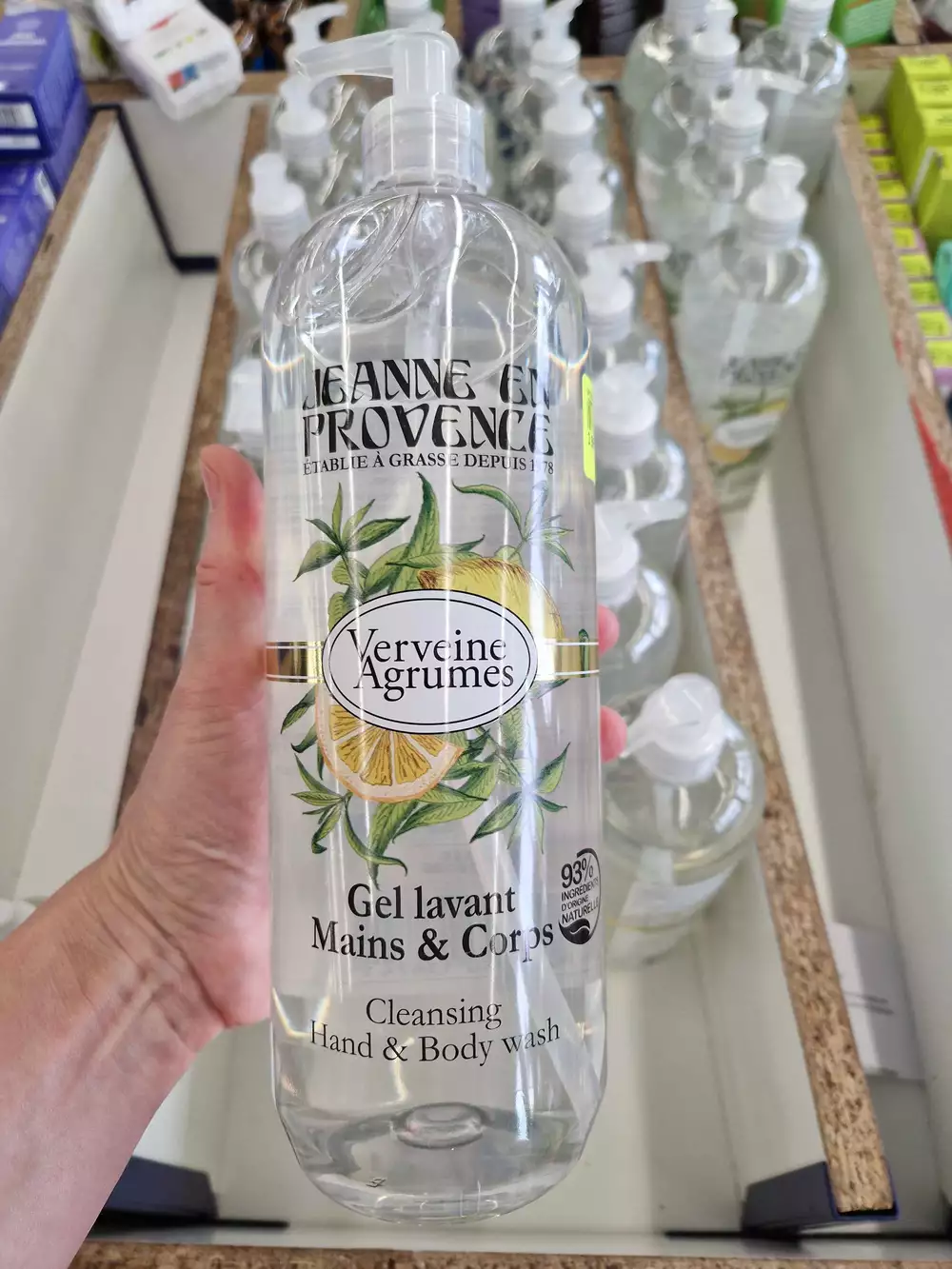 JEANNE DE PROVENCE - Verveine agrumes - Gel lavant mains et corps