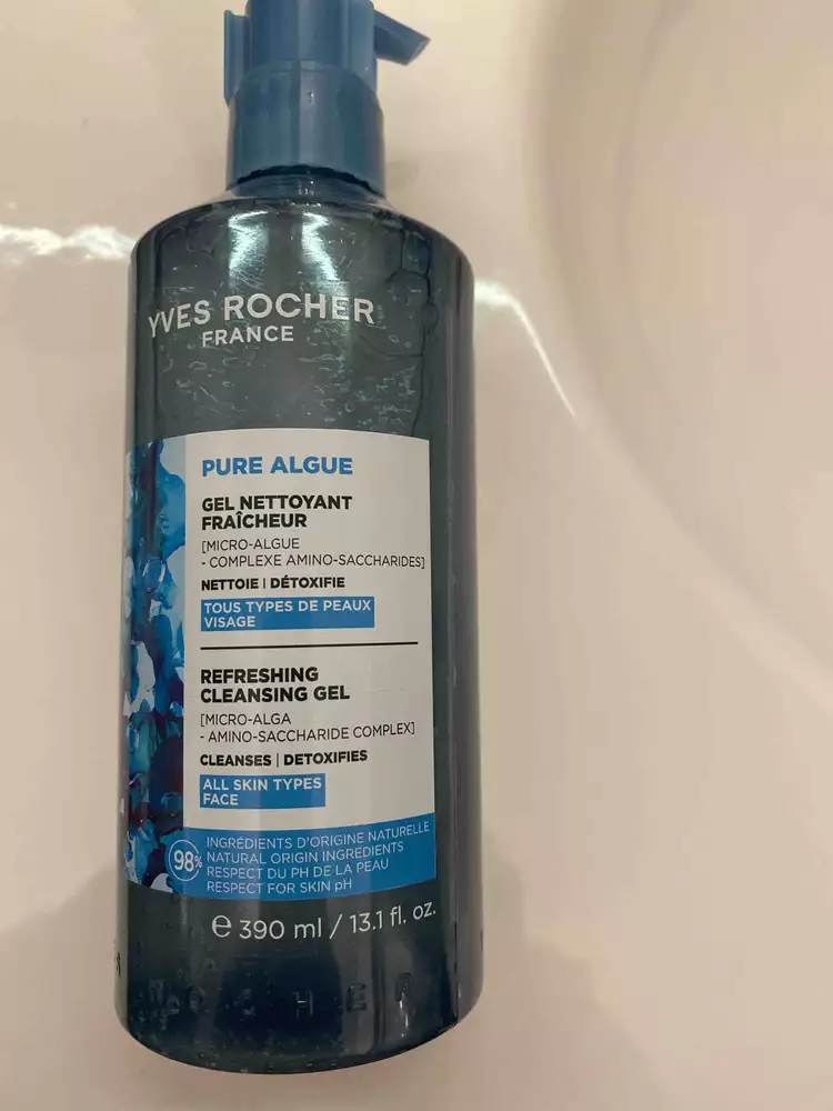 YVES ROCHER - Pure algue - Gel nettoyant fraîcheur