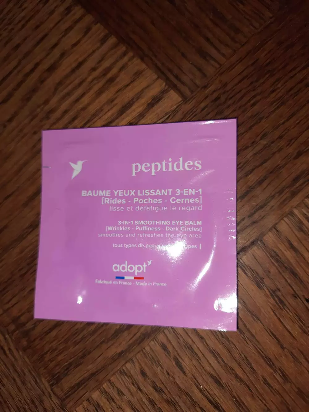 ADOPT' - Peptides - Baume yeux lissant 3-en-1
