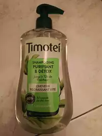 TIMOTEI - Shampooing purifiant et détox cheveux regraissant vite 