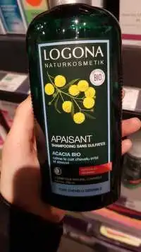 LOGONA - Apaisant shampooing sans sulfates acacia bio