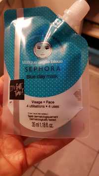 SEPHORA - Masque visage argile bleue 