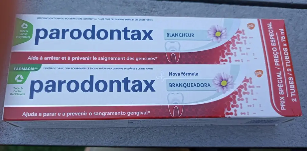 PARODONTAX - Dentifrice blancheur