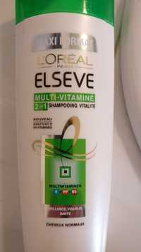 L'ORÉAL - Elsève - Shampooing vitalité multi-vitaminé 2 en 1 