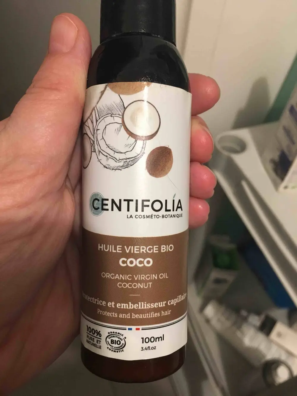 CENTIFOLIA - Huile vierge bio coco