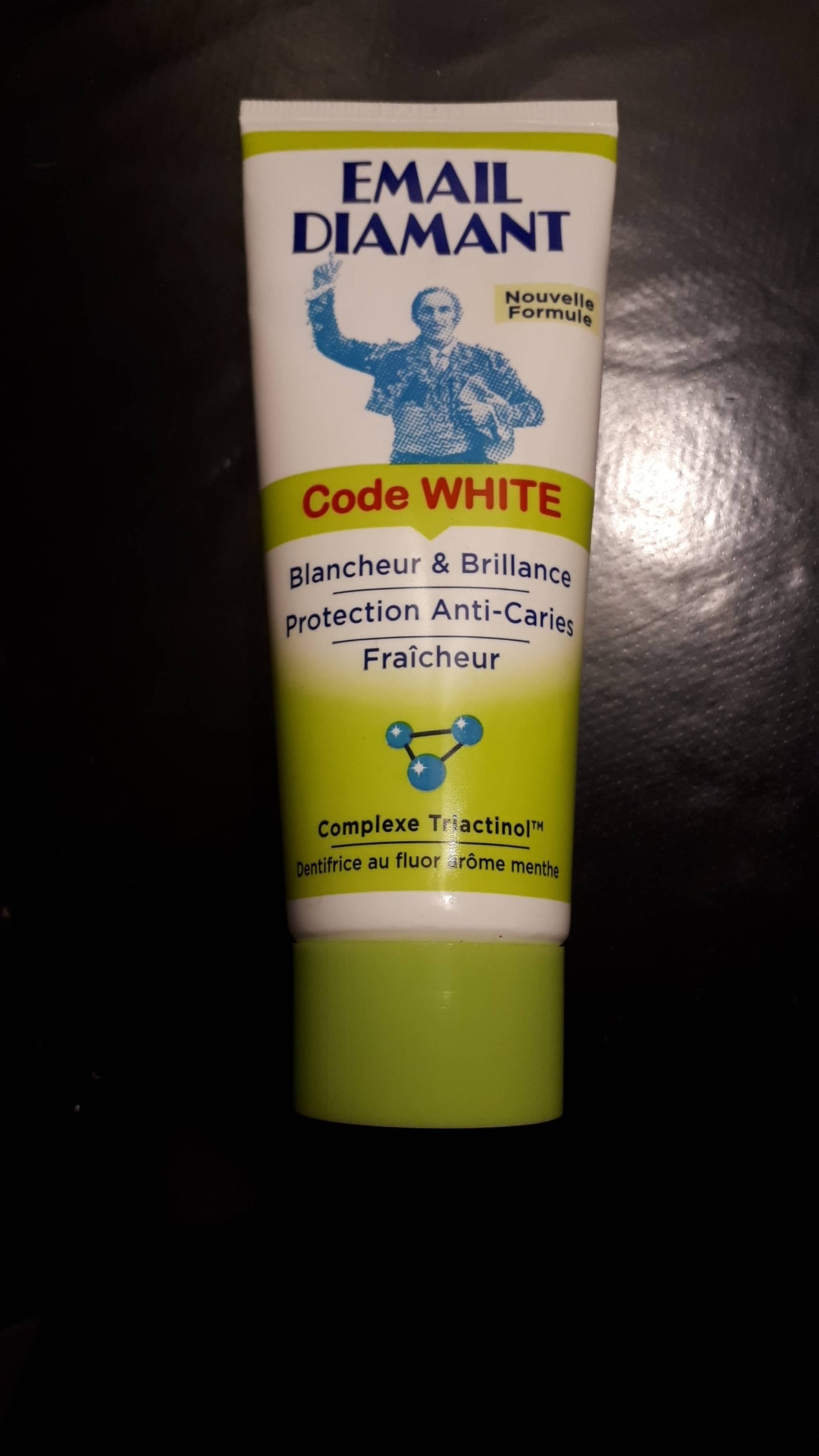 EMAIL DIAMANT - Code white - Blancheur & Brillance - Protection anti-caries Dentifrice