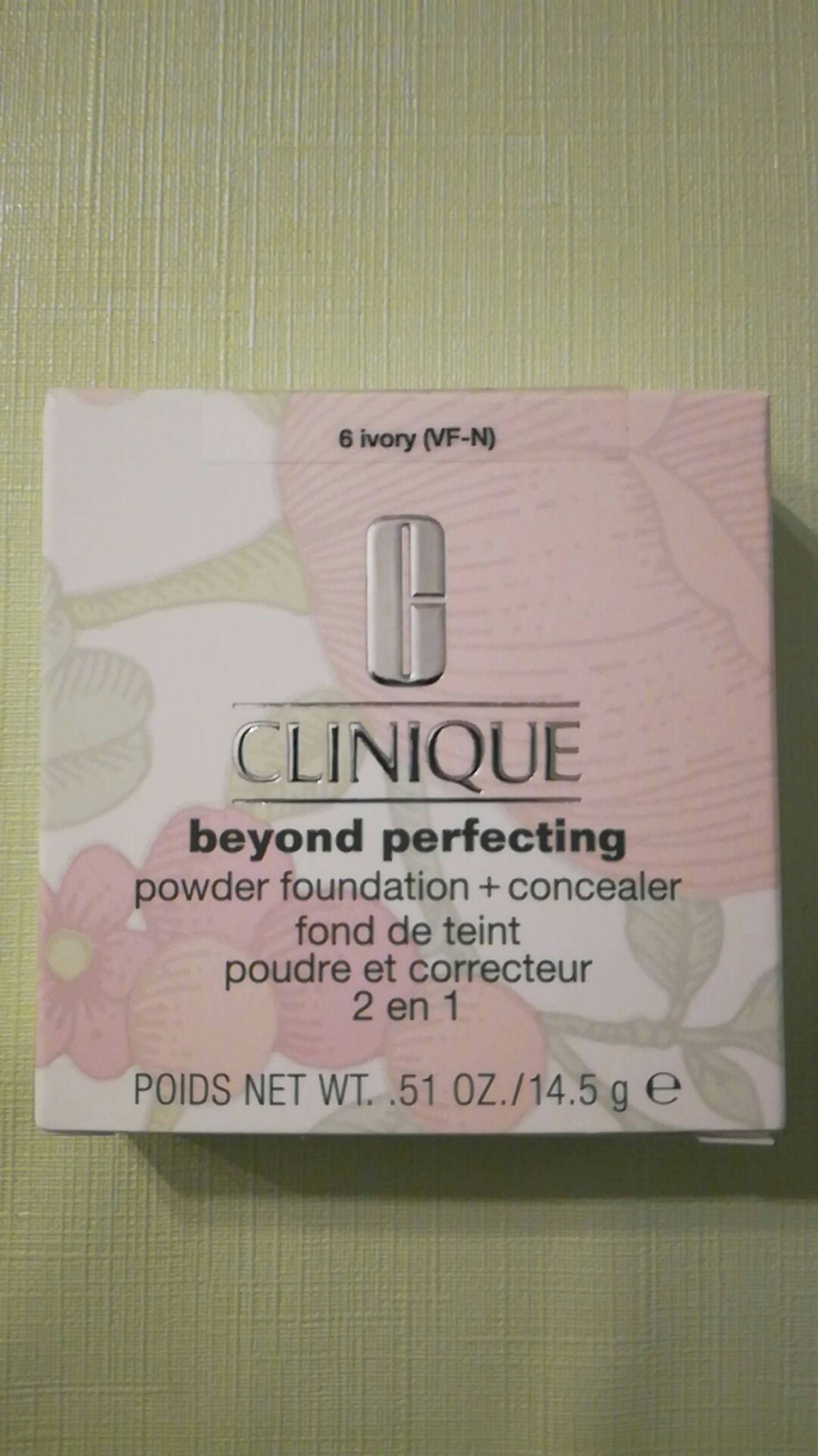 CLINIQUE - Beyond perfecting - Fond de teint poudre et correcteur 2 en 1
