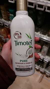 TIMOTEI - Après-shampooing pure nutrition & légèreté