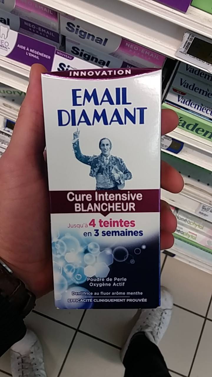 EMAIL DIAMANT - Dentifrice Cure Intensive Blancheur 