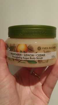 YVES ROCHER - Mandarin lemon cedar - Energizing sugar body scrub