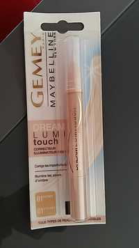 GEMEY MAYBELLINE - Dream lumi touch - Correcteur illuminateur 2 en 1 - 01 ivoire