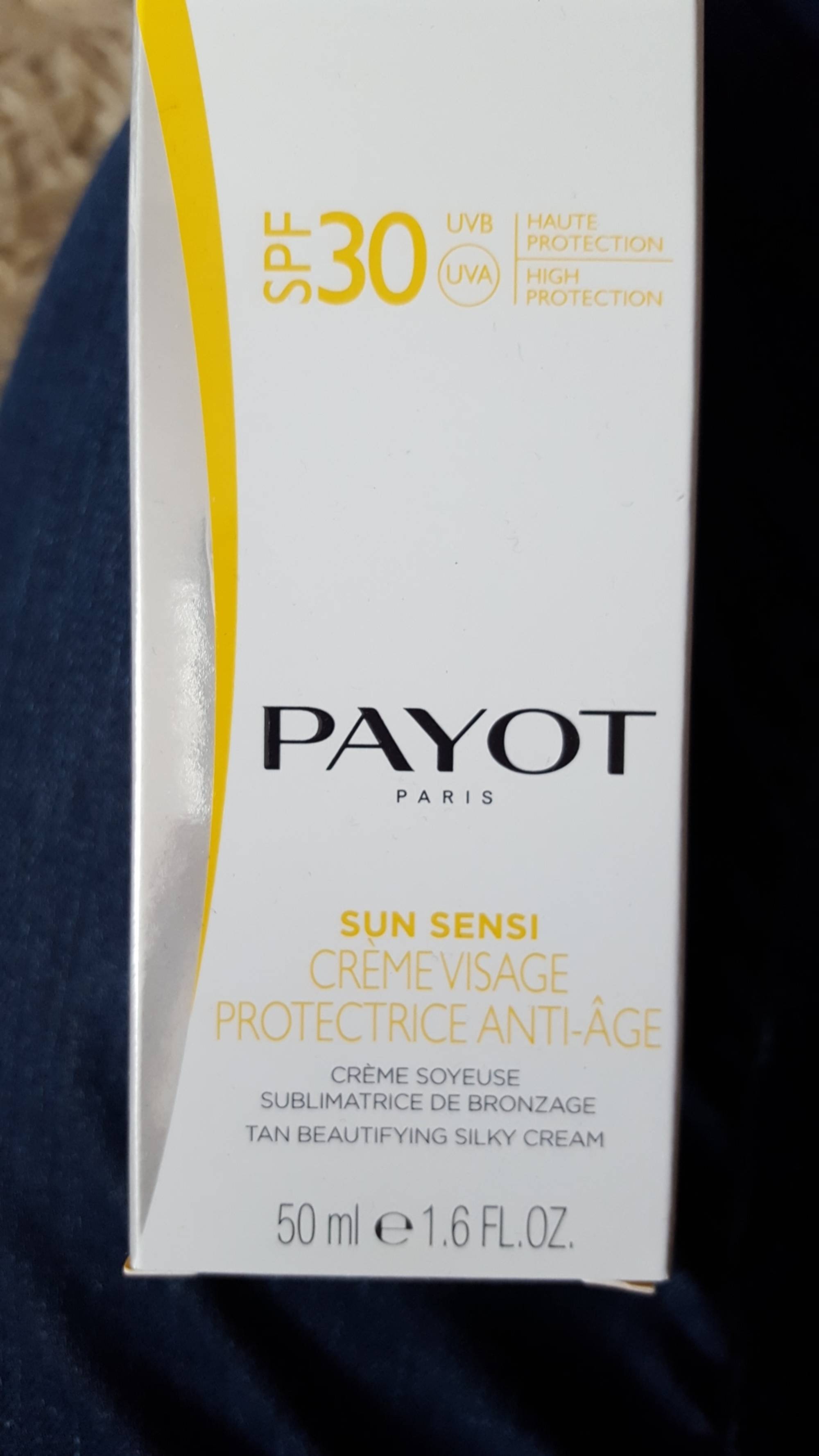 PAYOT - Sun Sensi - Crème visage protectrice anti-âge SPF 30