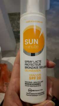 SUN MINUTE - Spray lacté protecteur bronzage sécurisé SPF 20