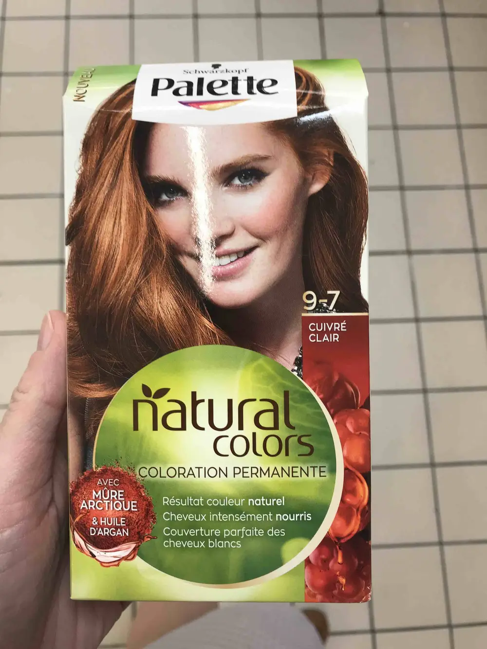 SCHWARZKOPF - Palette natural colors - Coloration permanente 9-7 cuivré clair