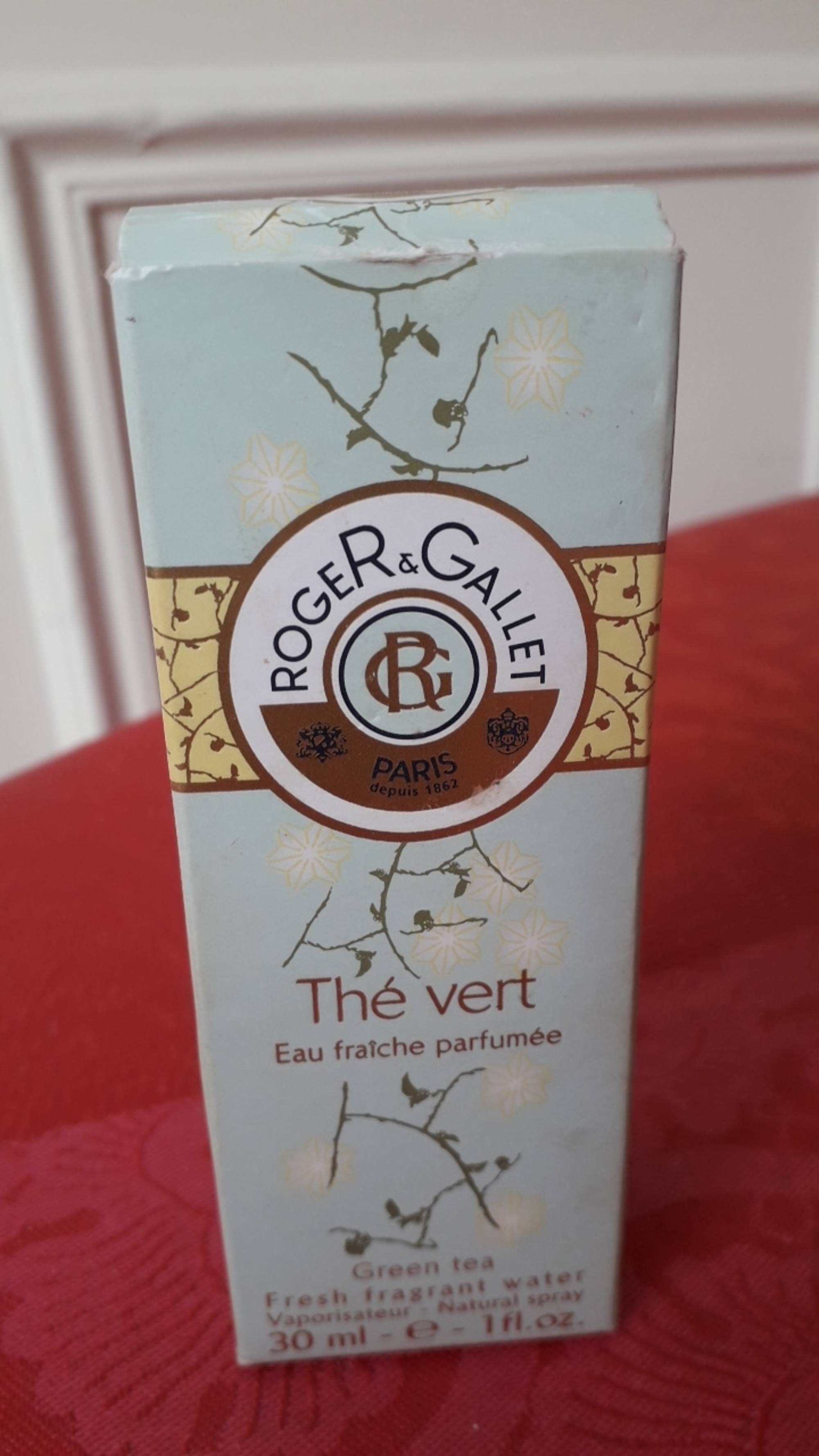 ROGER & GALLET - Thé vert - Eau fraîche parfumée 