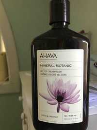AHAVA - Mineral botanic - Crème douche velours lotus & chestnut 