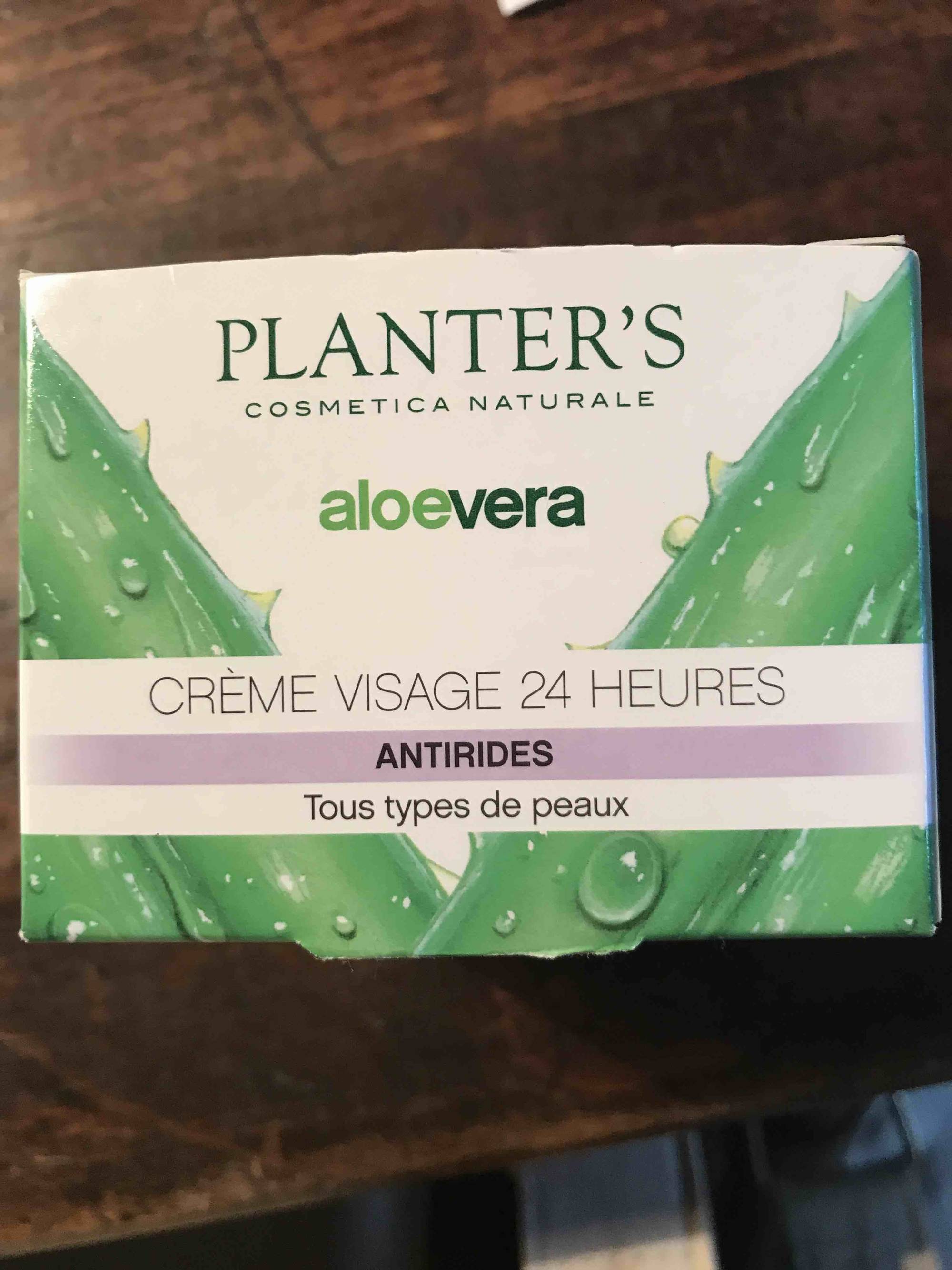 PLANTER'S - Aloe vera - Crème visage 24 heures anti-rides