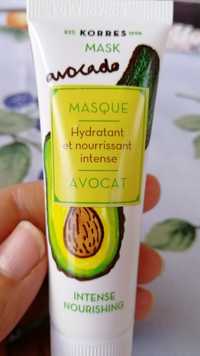 KORRES - Avocat - Masque hydratant et nourrissant