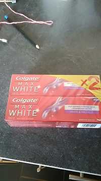 COLGATE - Max white - Dentifrice menthe douce