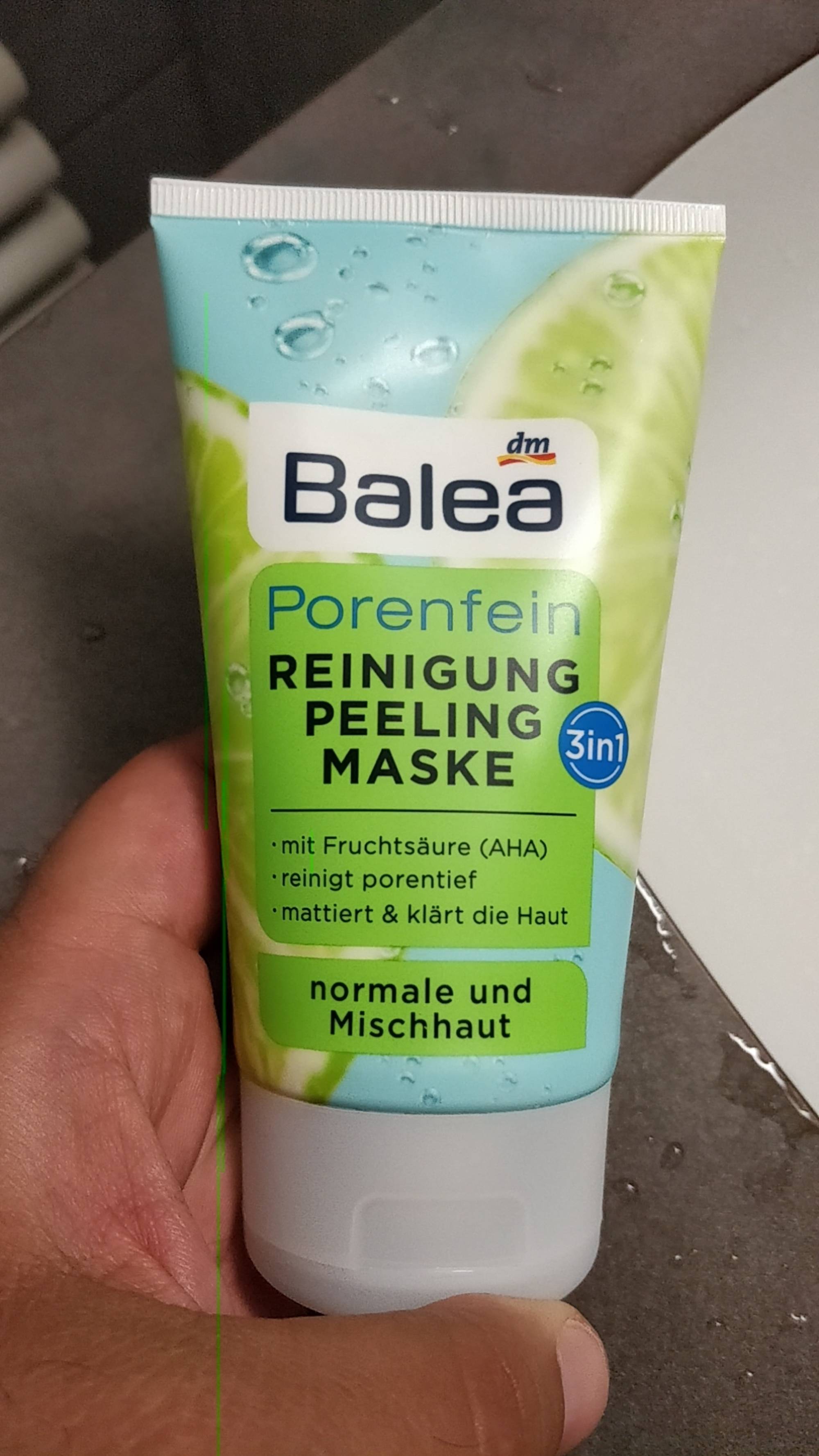 DM - Balea - Porenfeing reinigung peeling maske 3 in 1