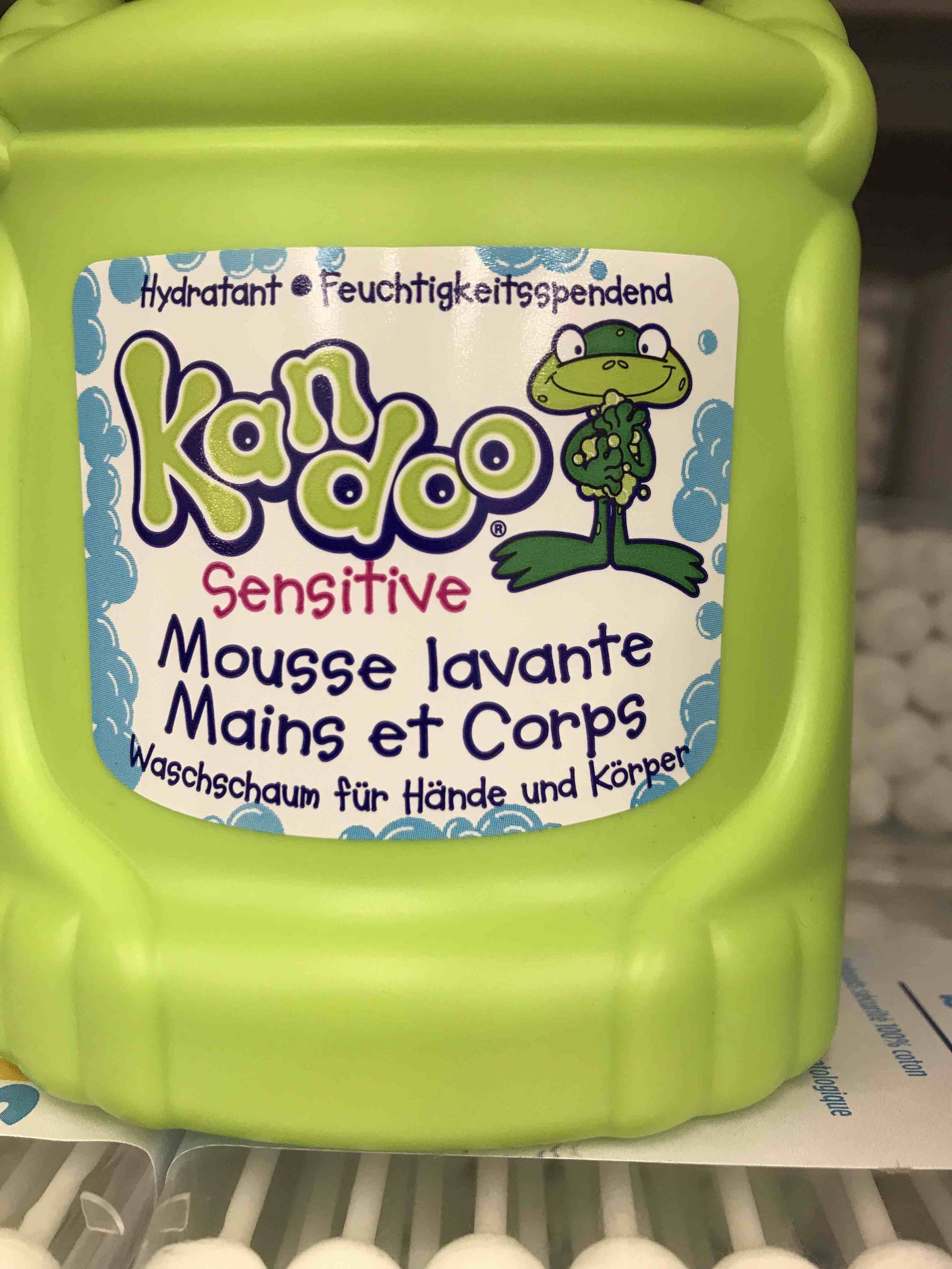 KANDOO - Sensitive - Mousse lavante mains et corps