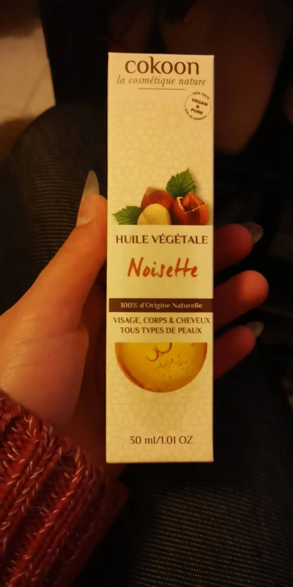 COKOON - Huile végétale noisette