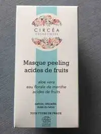 CIRCËA COSMETIQUES - Masque peeling acide de fruits