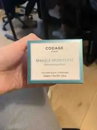 CODAGE - Masque hydratant