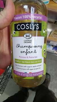 COSLYS - Pomme & Poire bio - Shampooing enfant 