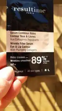 RESULTIME - Sérum combleur rides - Contour yeux & Lèvres