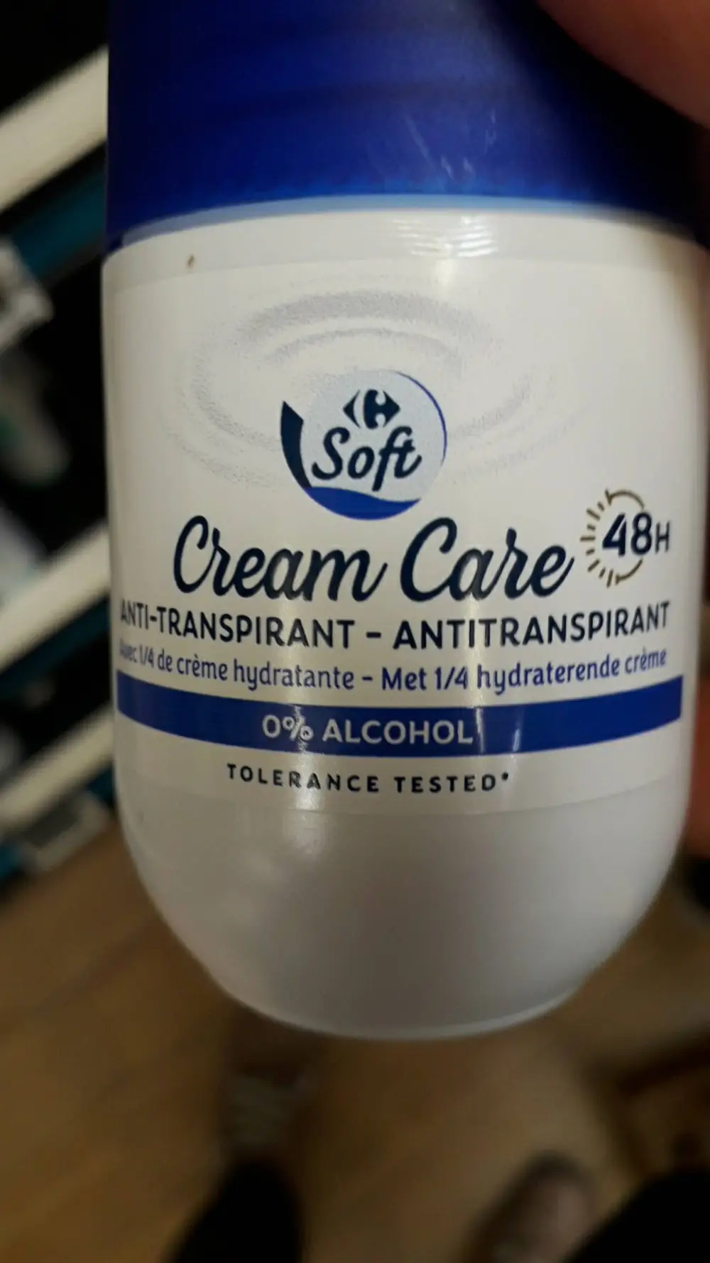 CARREFOUR - Soft Cream care - Anti-transpirant 48h