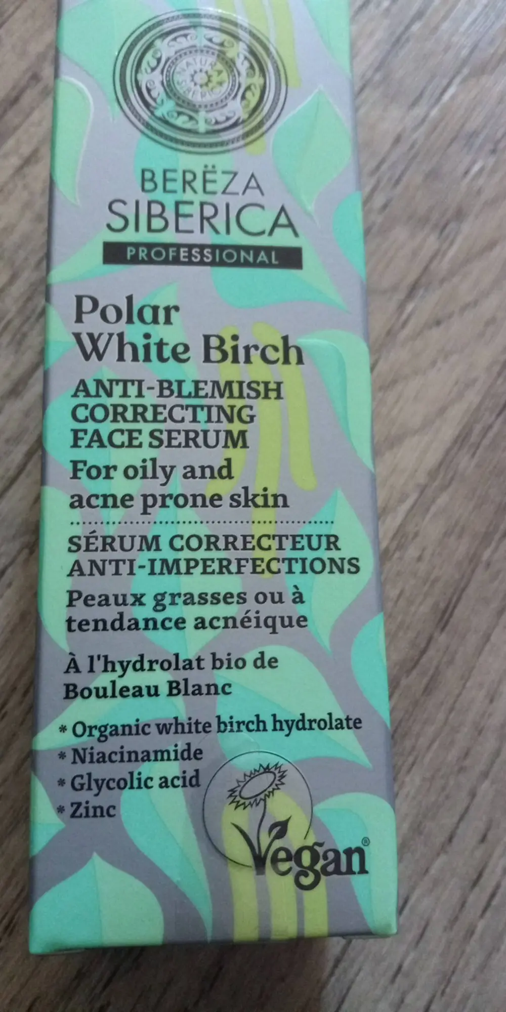 NATURA SIBERICA - Polar white birch - Sérum correcteur anti-imperfections