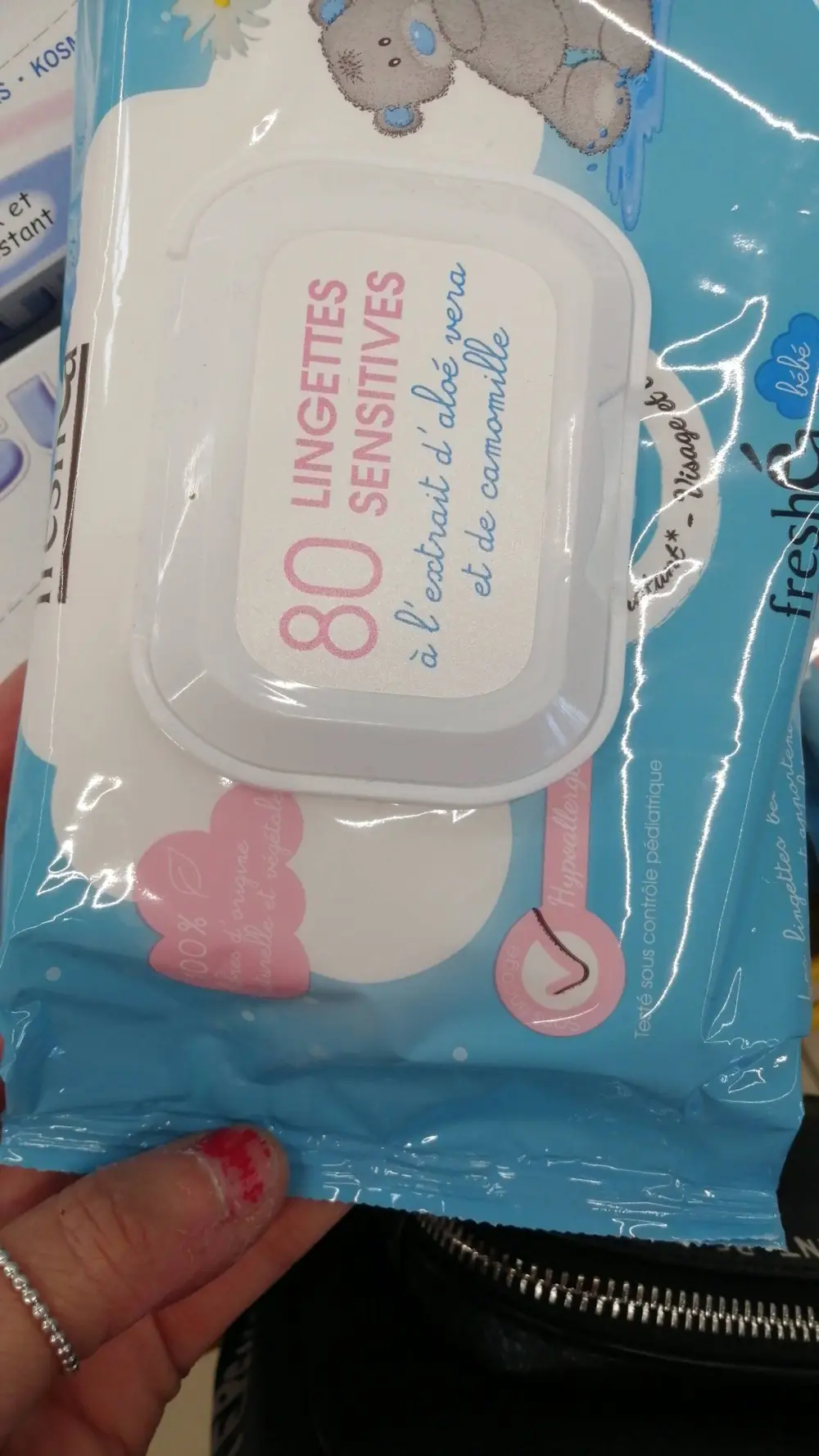 FRESHÉA - 80 lingettes sensitives bébé