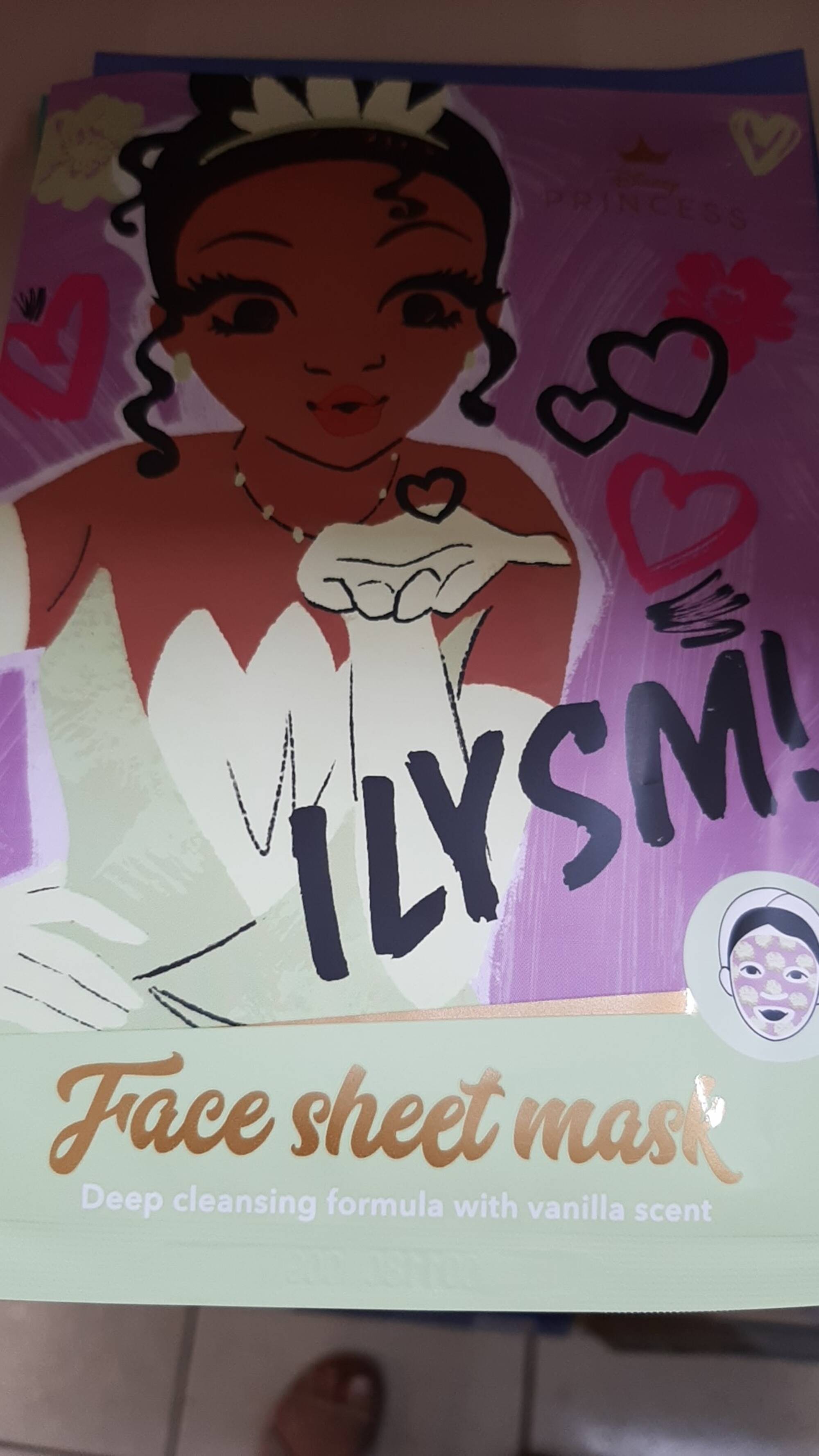 DISNEY - Princess Ilysm ! - Face sheet mask