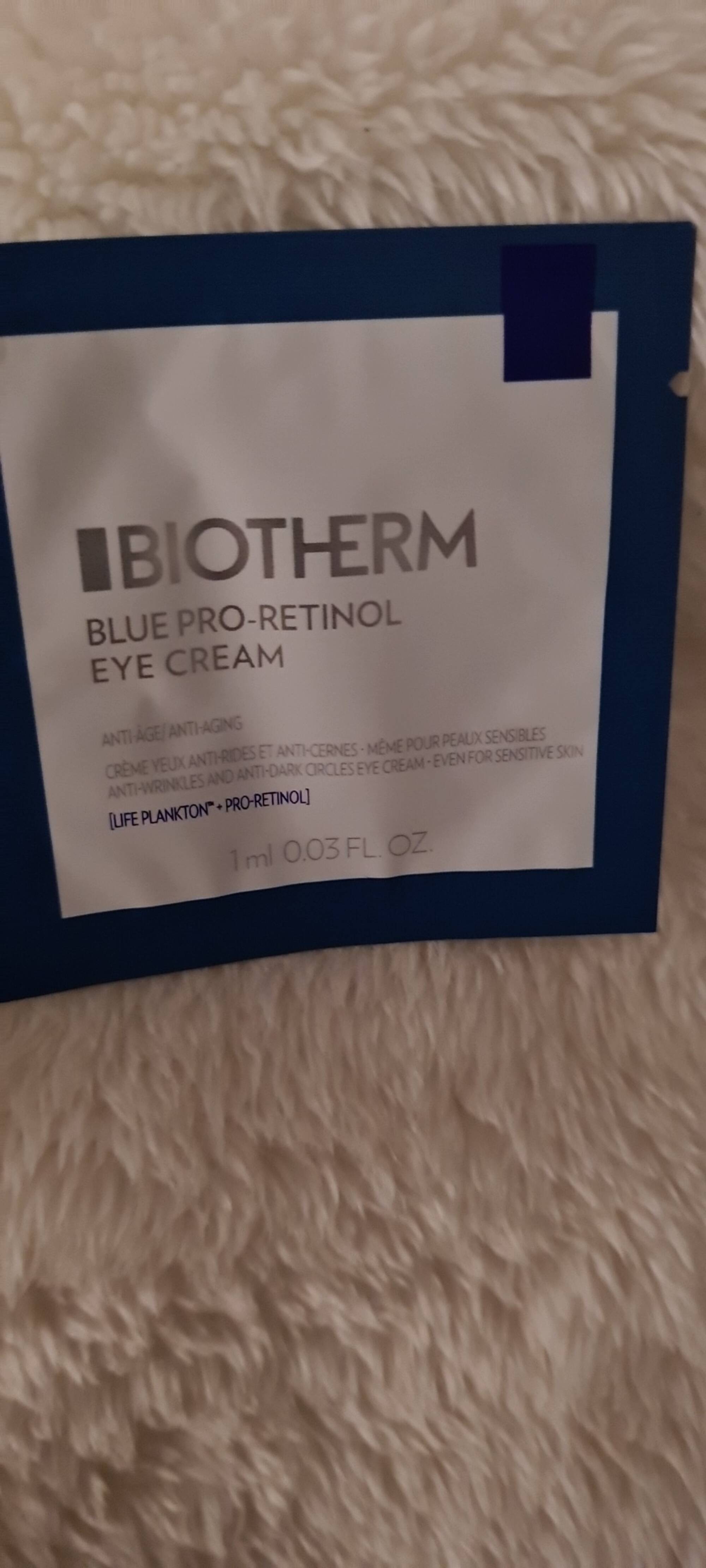 BIOTHERM - Blue pro-retinol - Crème yeux
