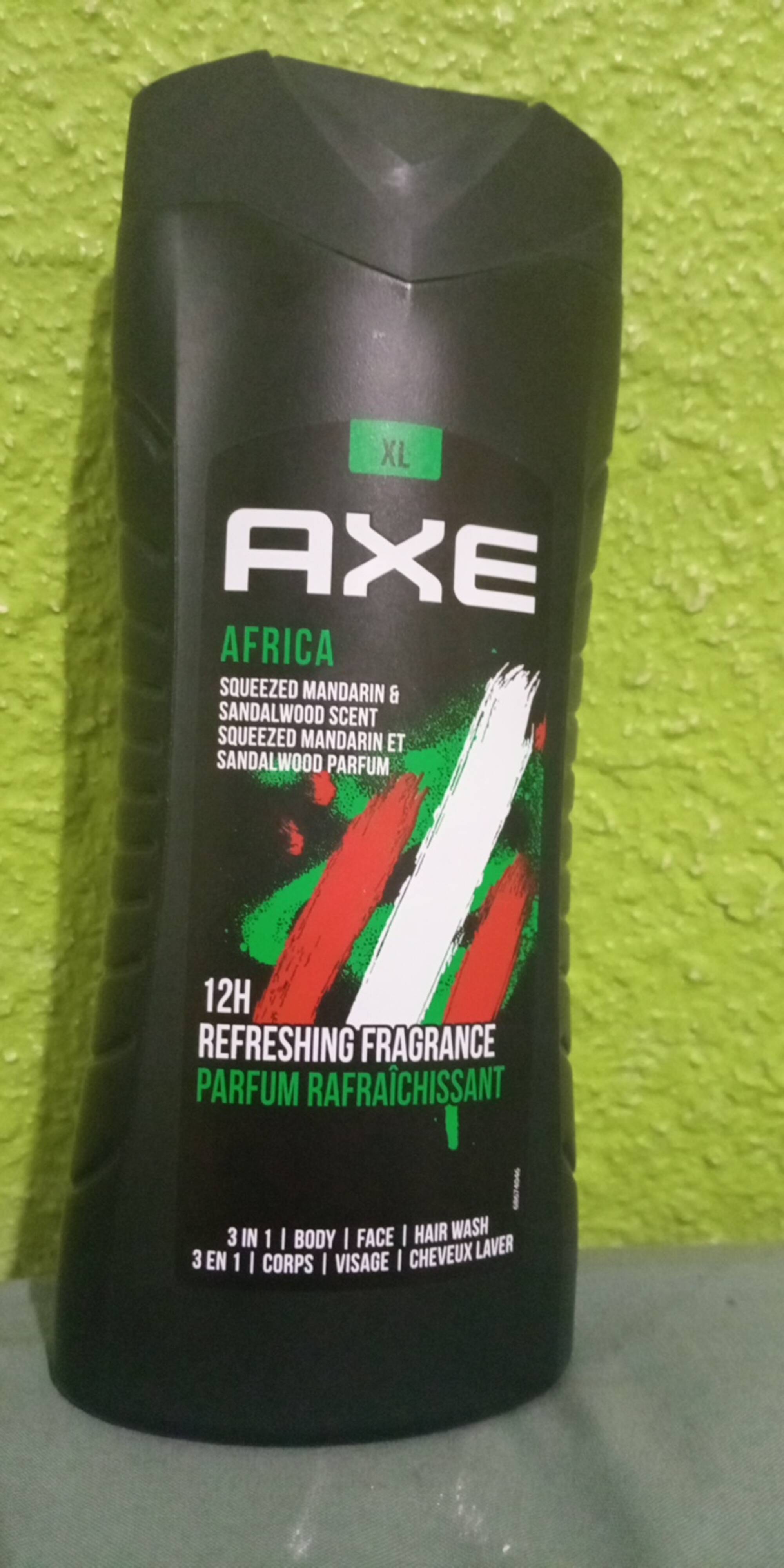 AXE - Africa - 3 en 1 Gel douche parfum rafraîchissant