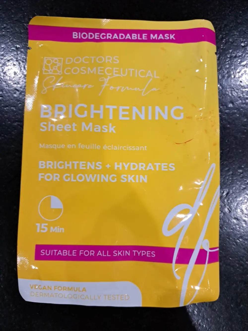 DOCTORS COSMECEUTICAL - Skincare formula - Masque en feuille éclaircissant