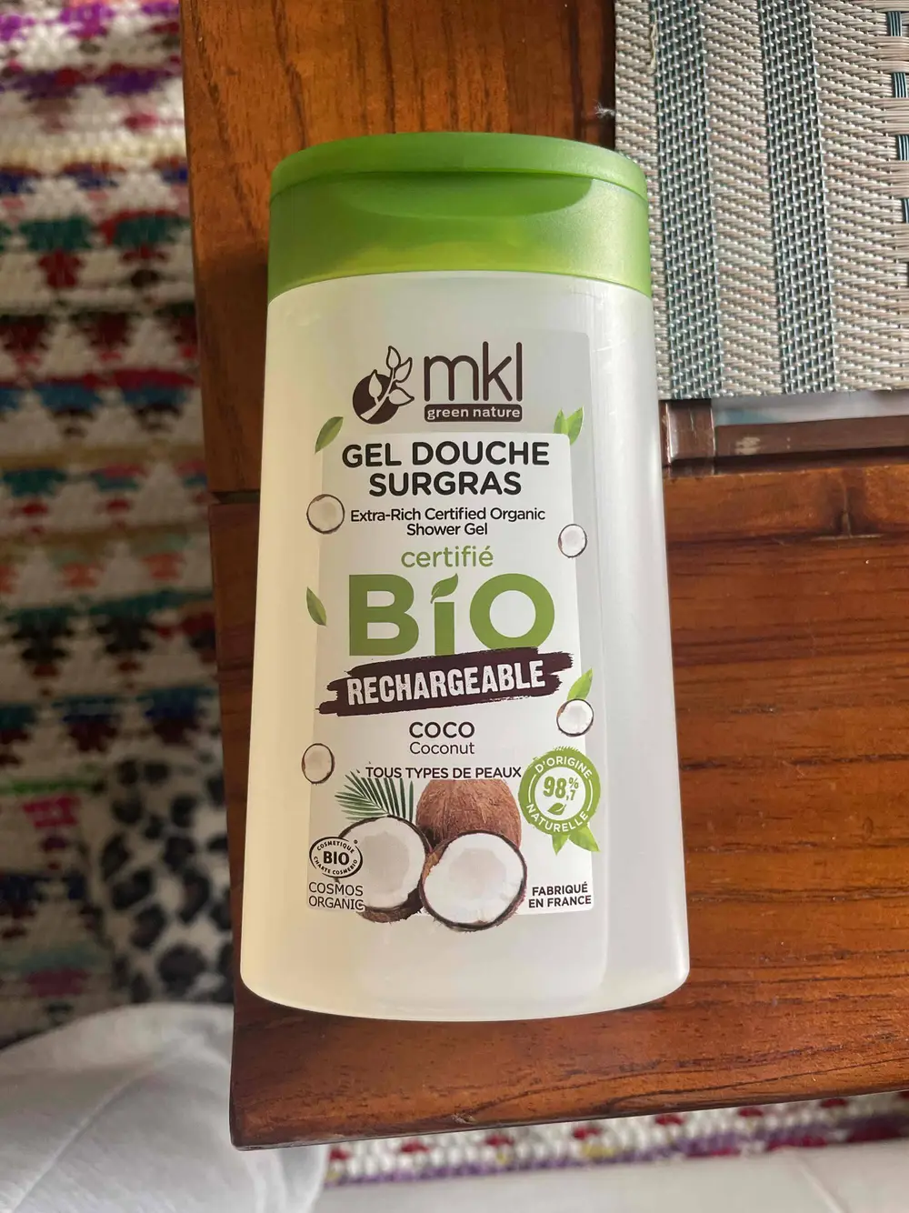 MKL - Gel douche surgras bio coco