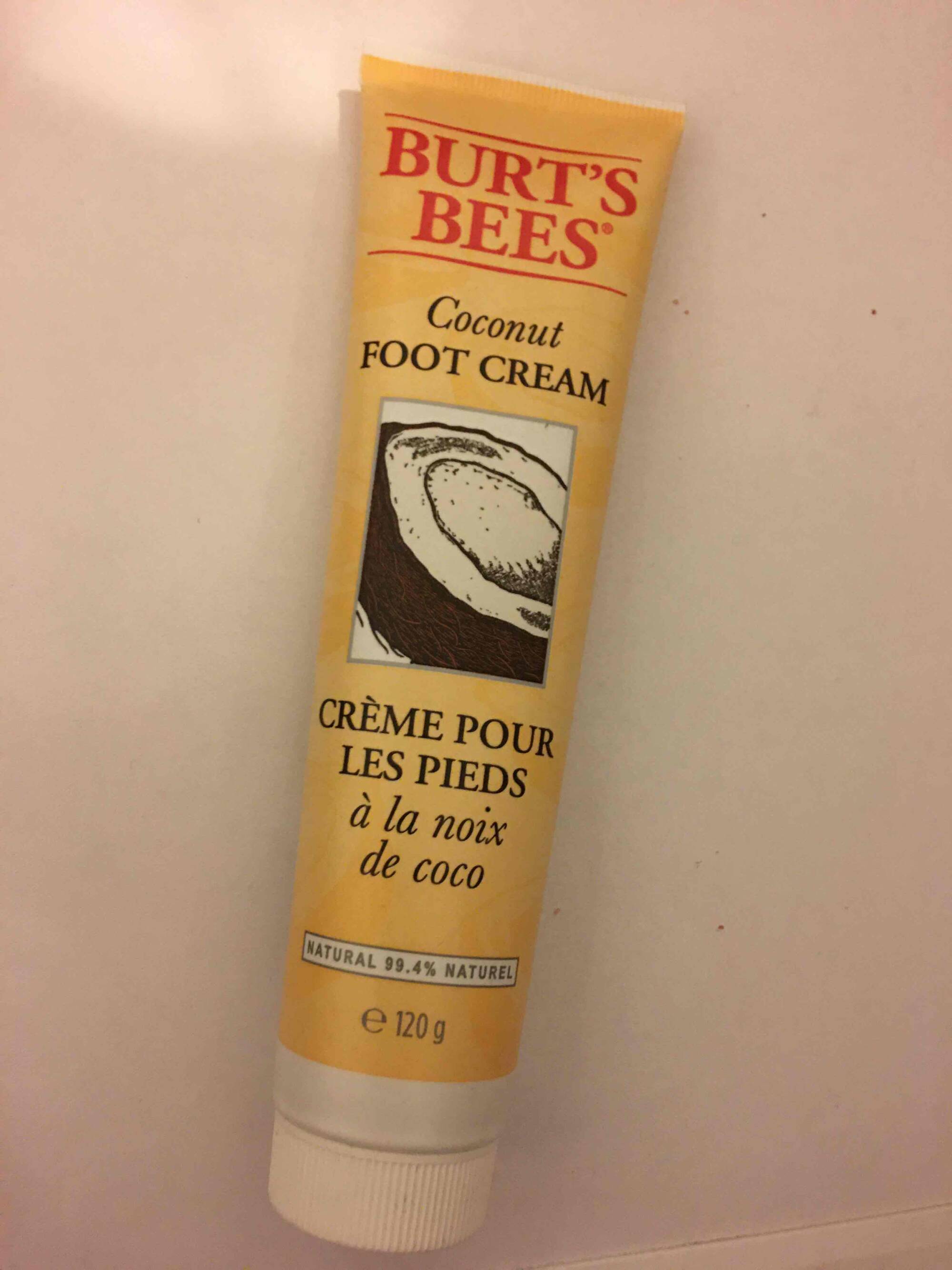 BURT'S BEES - Crème pour les pieds à la noix de coco