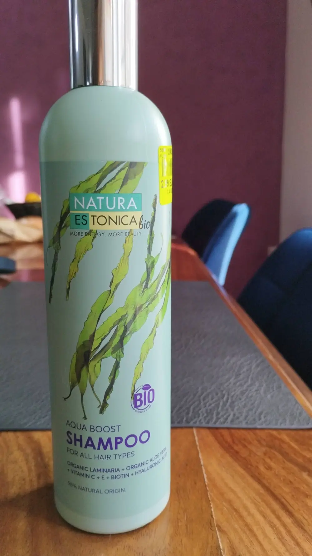 NATURA ESTONICA - Aqua boost - Shampoo bio 