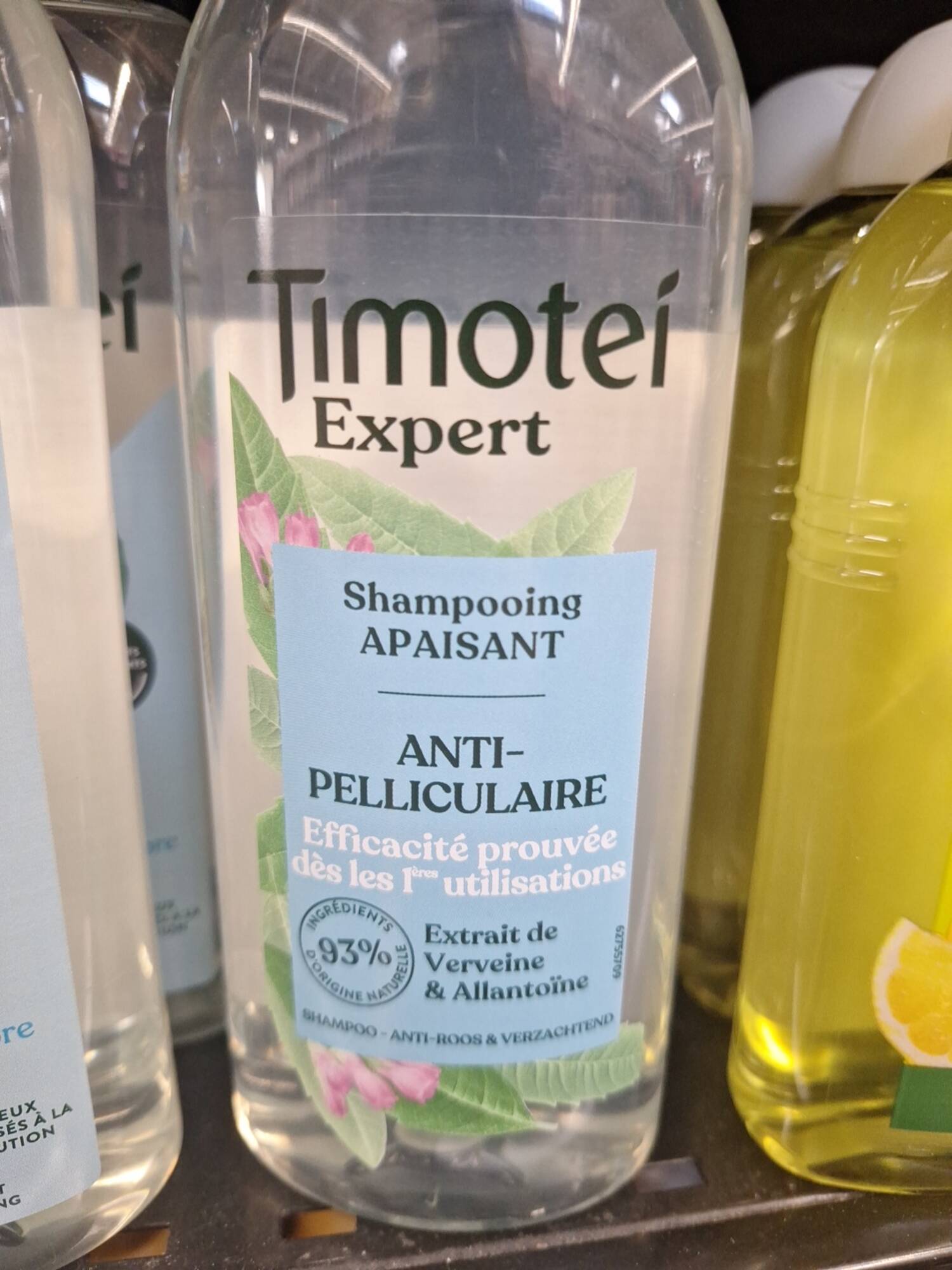 TIMOTEI - Shampooing apaisant antipelliculaire expert