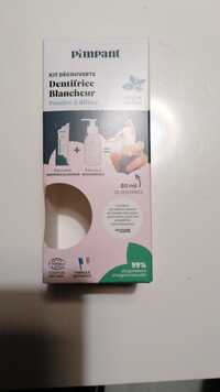 PIMPANT - Kit découverte - Dentifrice blancheur poudre à diluer