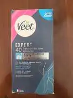 VEET - Expert - 40 Bandes de sire + 4 lingettes finition parfaite